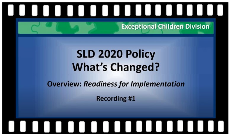 SLD Policy What's Changed?
