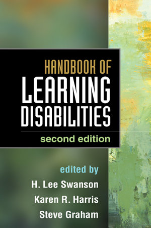 Handbook of Learning Disabilities