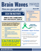 Front page of the Brain Waves Quarterly Newsletter, follow link to view the newsetter
